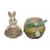 Easter decorative little suit is  bunny  gray 26401