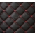 ხელოვნური ტყავი - შავი რომბებით და წითელი ნაკერებით 1მ 26794