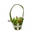 Easter decorative piece of eggs in the small size of the basket 26572