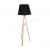 Wooden torser with a black hood height 165 cm 27157