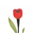 Yard decorative light on solar energy - Rose red size 6X6X48 cm 61/148 28930