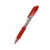 ბურთულიანი კალამი 0.7მმ ღილაკით, რეზინის ხელსაკიდით , წითელი მელნით PONTO 31793