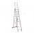 Aluminum ladder with three sections 2230309 33012