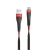 კაბელი Hoco U39 Slender charging data cable for Micro Red＆black 34944