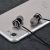 ყურსასმენი Hoco M16 Ling sound metal universal earphone with mic Silver 34922
