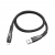 კაბელი Hoco U70 Splendor charging data cable for Lightning Dark grey 35010